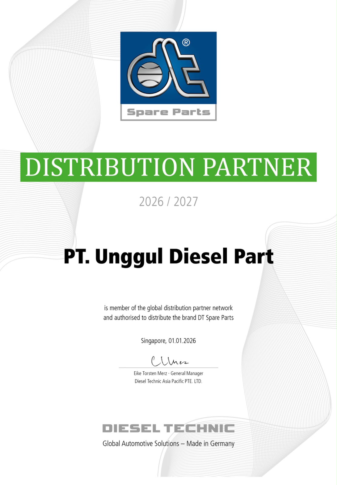 Authorized Distributor DT