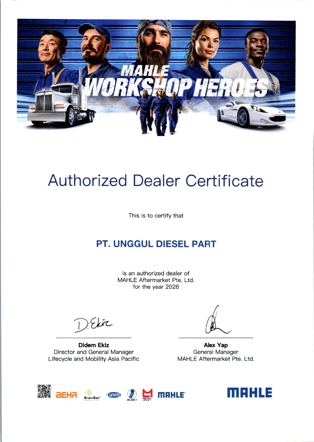 Authorized Distributor MAHLE