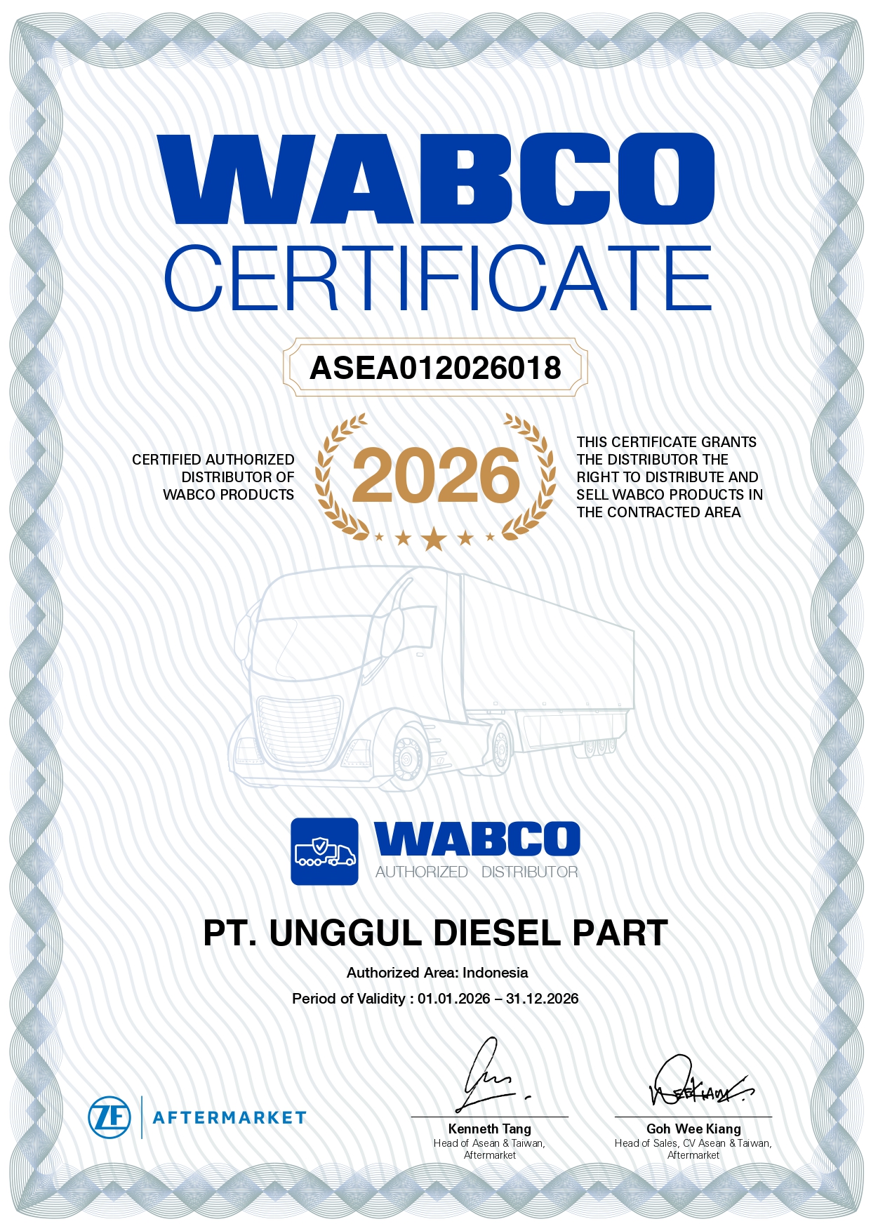 Authorized Distributor WABCO